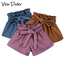 VearDoller Шорты для девочки летний Pinkycolor шорты «бутон» модные Детская одежда Детский костюм вельветовые детские шорты