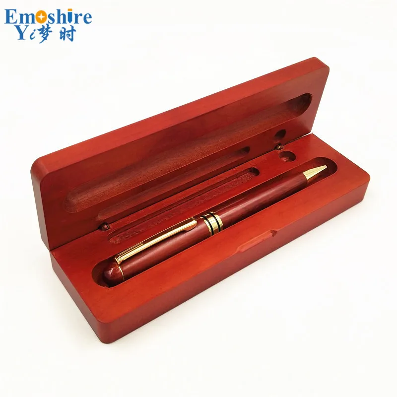 Emoshire Ballpoint Pen Wood ROLLER BALL Pen WITH WOOD BOX (5)