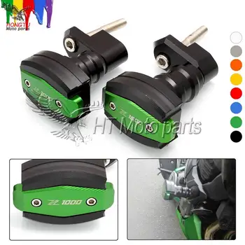 

Motorcycle CNC Frame Sliders Crash Protector Motobike Falling Protection For Kawasaki Z 1000 Z1000 2010-2016