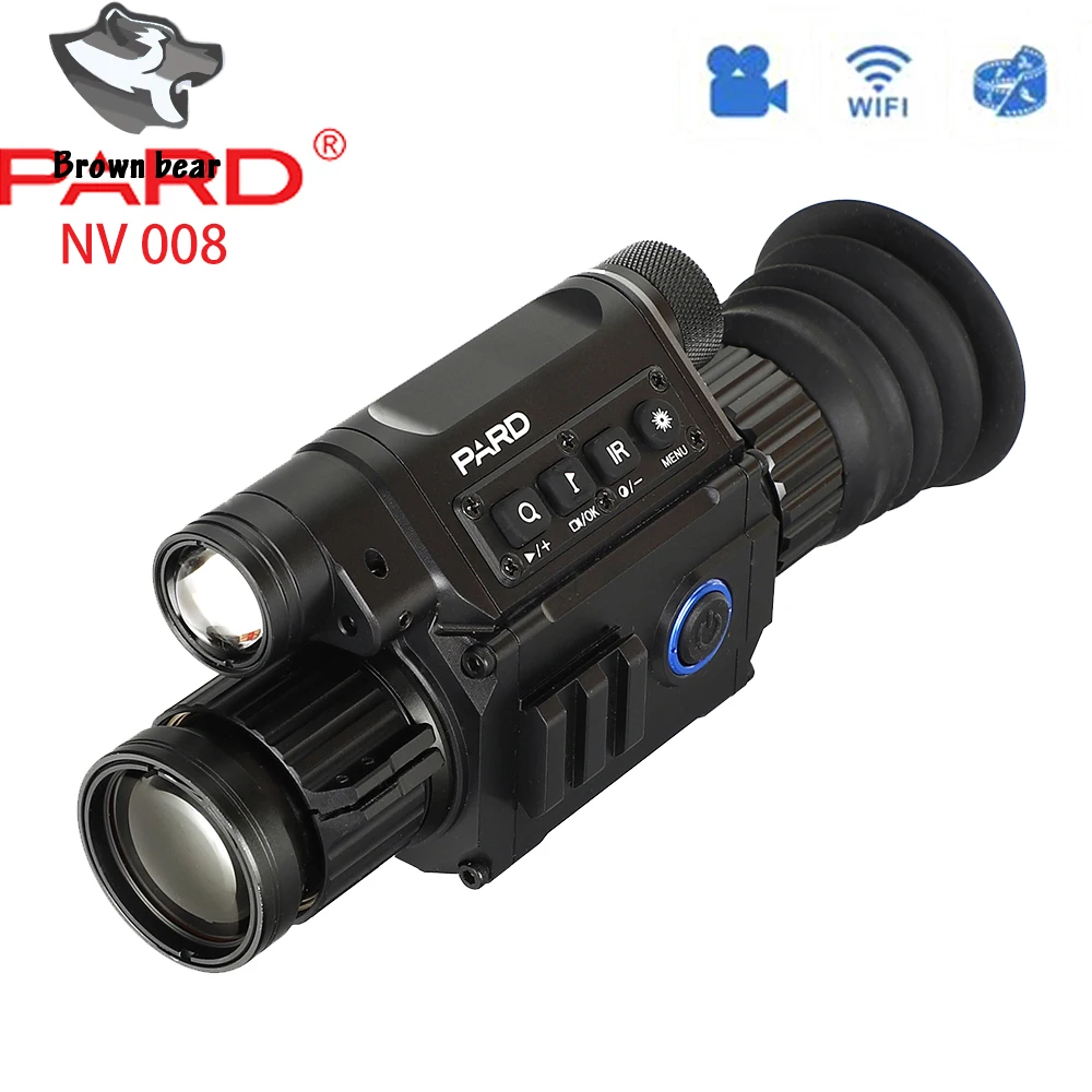 

PARD Built-in IR Illuminator Red Laser Sight NV008 Digital Night Vision Riflescope for Hunting Tactical Video Day and Night Use