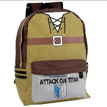 

Shingeki no Kyojin Attack on Titan Cosplay Shoulders Bag 3D Middle School Teenagers School Bags Casual Backpack