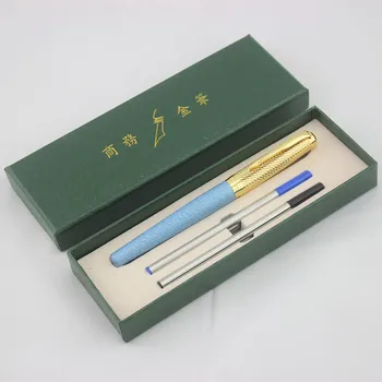

High-end DIKA WEN gold Rollerball Pen Black Ink 0.5mm Signature Pens with A Box The Best Gift Writing Stationery for Student
