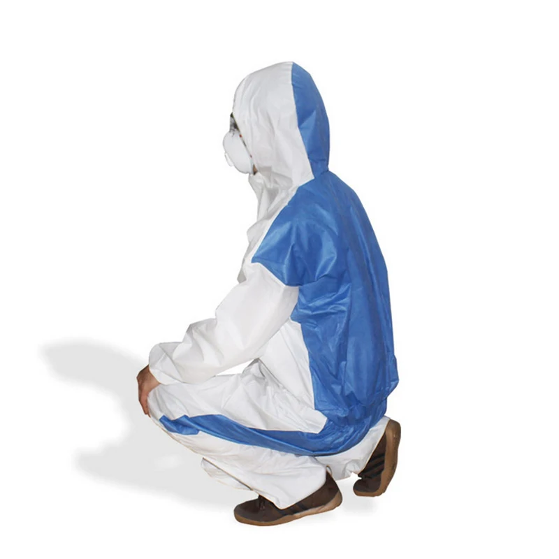 Work coverall suit 3M 4535 Non-Woven Coverall CleanRoom Clothes Anti static Anti chemical liquid splash effective protection of particles