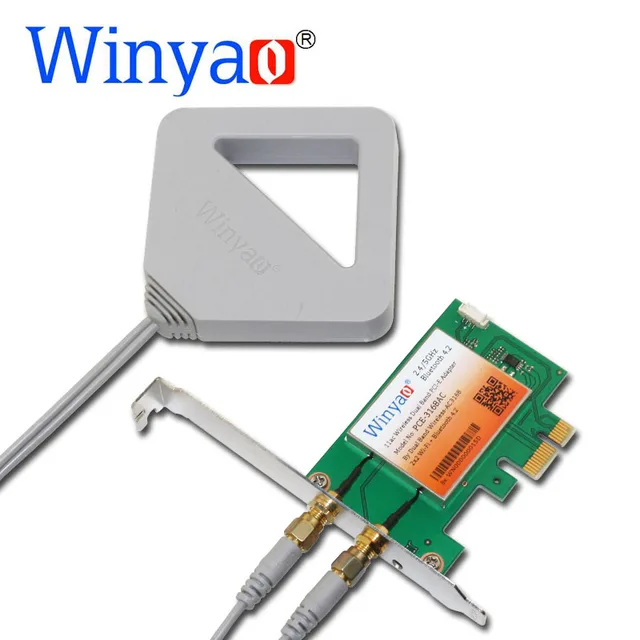 winyao pce 3168ac dual band pci express desktop wifi adapter 3168ac