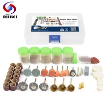 RIJILEI 217PCS Rotary Tool Bit Set Electric Dremel Rotary Tool Accessories for Grinding Polishing Cutting, grinder head