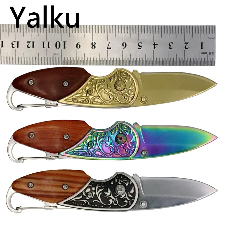 Дешевый Лидер продаж! Карман Ножи для шашлыков складной нож Нержавеющая nbsp;сталь Ножи выживания Открытый Охота Ножи для шашлыков восхождение Рыбалка ...