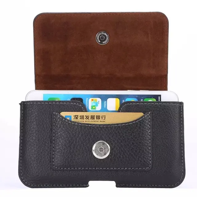 

Universal wallet bag for Samsung Galaxy NOTE4 Card waist holster for iphone 6 7 plus Climbing Portable Case for mobile phone 5.5