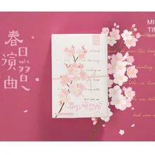 28 листов/набор креативная Весенняя музыка LOMO карта мини бумажная открытка карта Подарочная поздравительная открытка