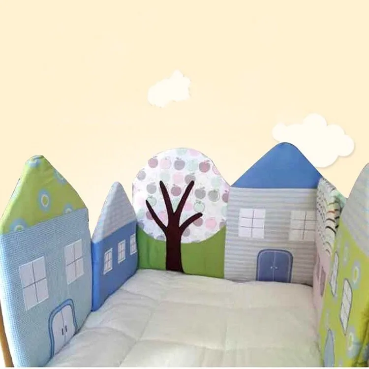 

New Style Baby Bed Bumpers Crib Bumper Cotton Boys Girls Baby Infant Bed Around Protector Bumper Baby Cot Nursery Bedding Bumper