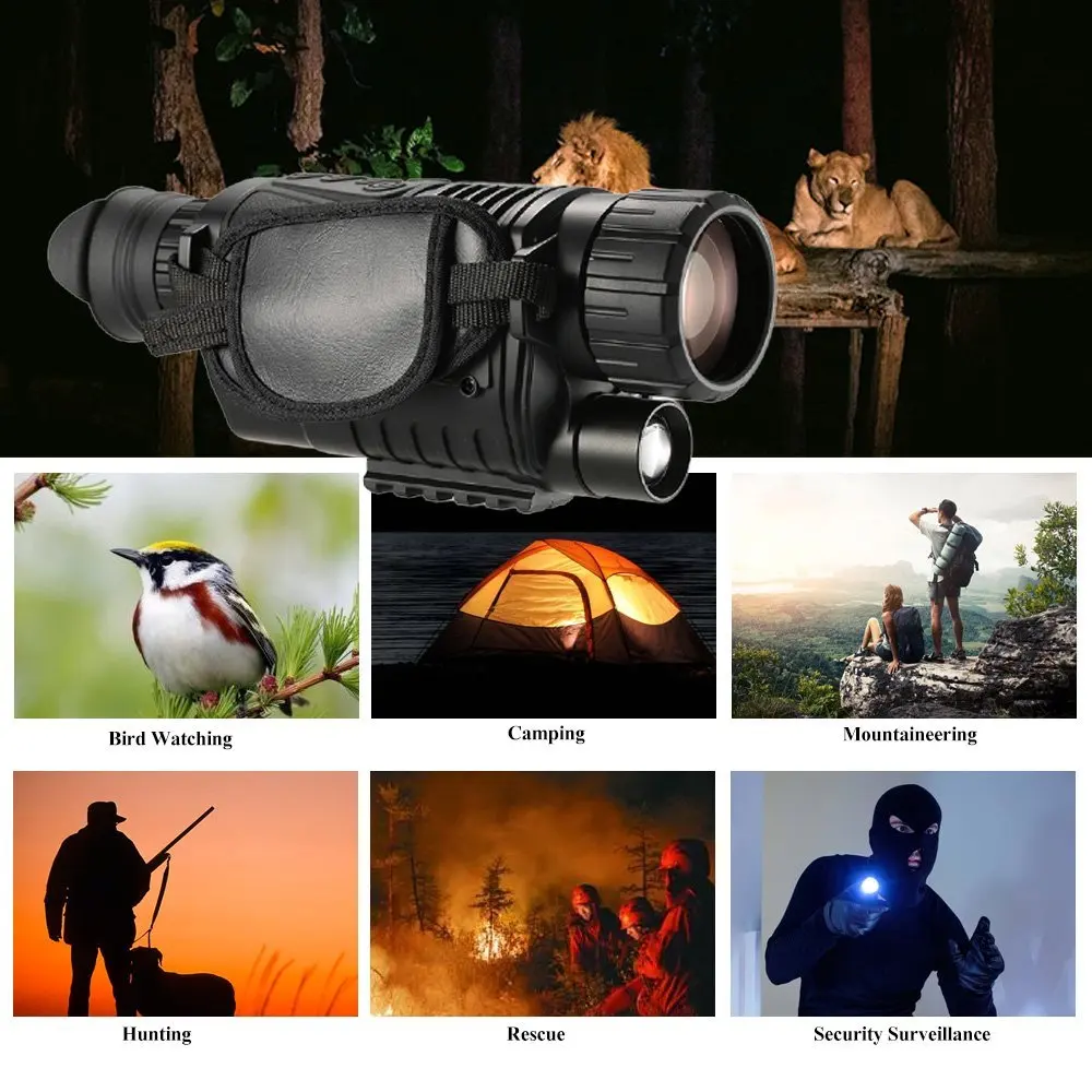 14-NV001 5x40 Infrared IR Digital Night Vision Monocular (8)
