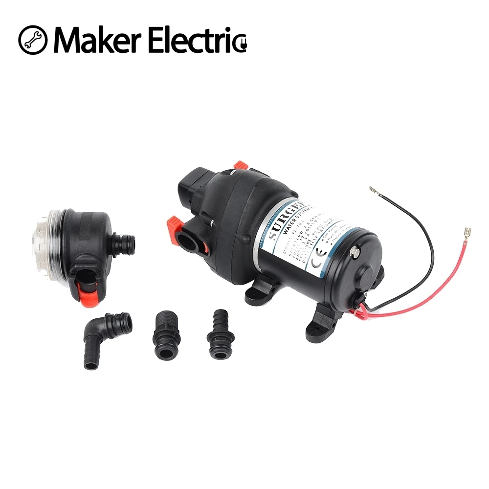 

FL-706 High Pressure DC Water Pump 50psi 24V Marine Water Pump For RV