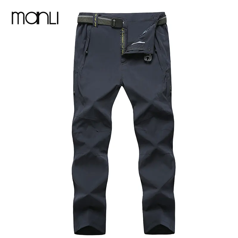 Manli camping trekking senderismo escalada esquí Pesca invierno impermeable Pantalones hombres lana soft shell deportes 8xl