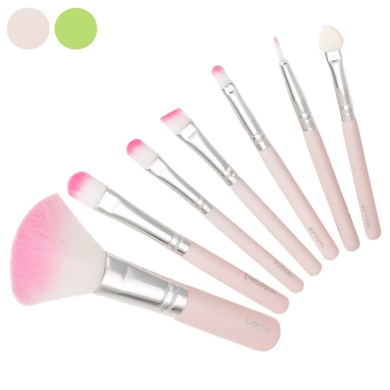 7Pcs Makeup Cosmetic Brush Foundation Powder Brush Tool Makeup Kit