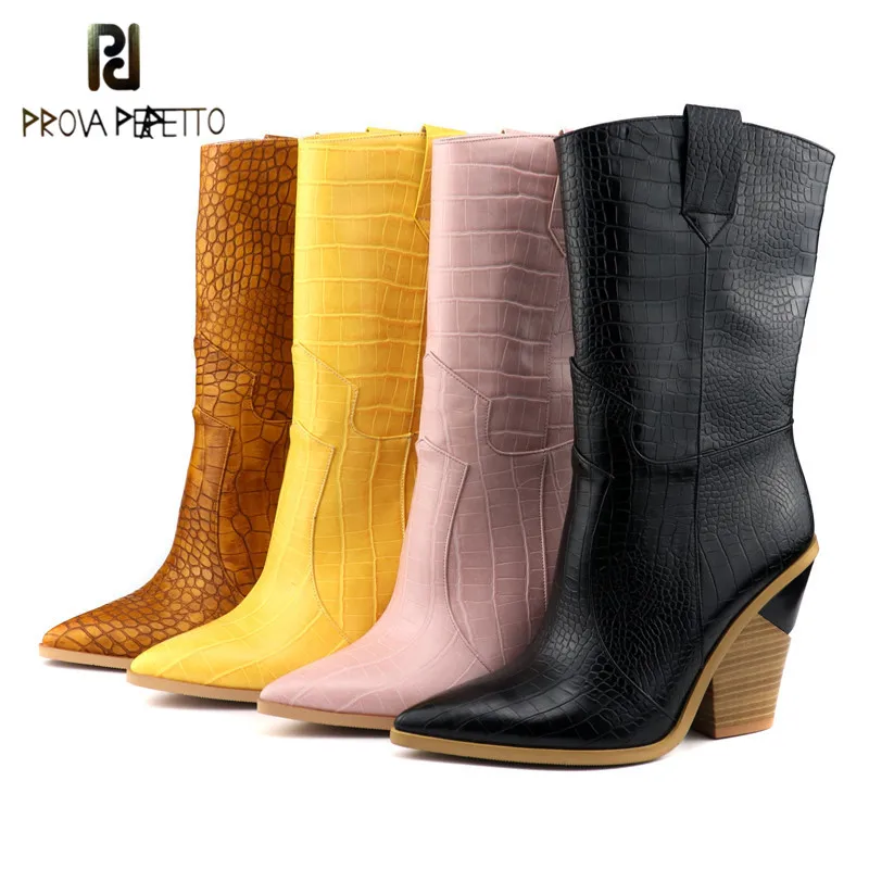 

Prova Perfetto Hot Selling Rome Gladiator Woman Mid-boots Real Leather Solid Color Sexy Casual Boots Female Smooth Soft Boots