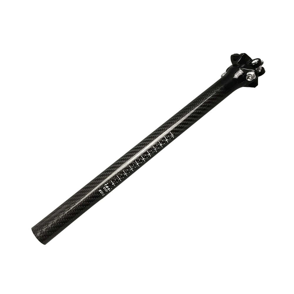 

3K Twill Matte Gloss Full Carbon Fiber Tube Bicycle Seatpost Ultra-light Bike Seat Post Parts 27.2X350mm Carbon Seatposts