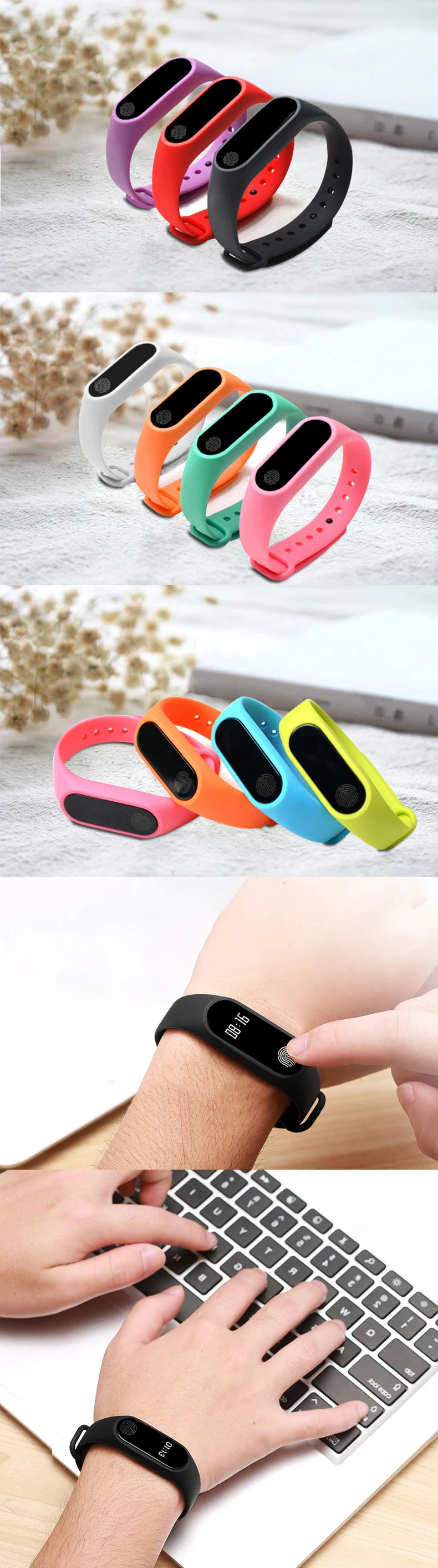 pulseira esporte relógio presente para meninas meninos