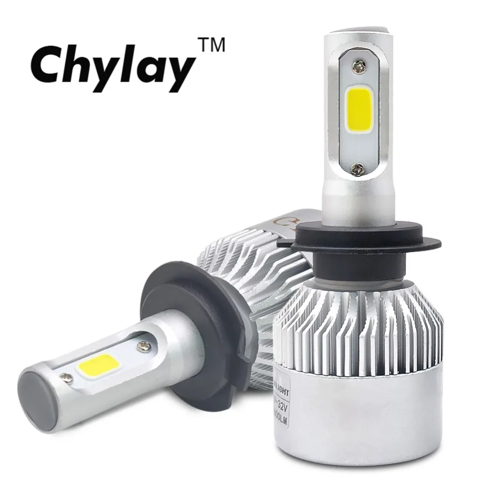 

One Pair LED H1 H11 H7 H4 Car Headlight Bulb H3 HB4 H8 HB3 H9 9005 9006 Led Fog Lights 6500K 72W 8000LM car led automotivo light