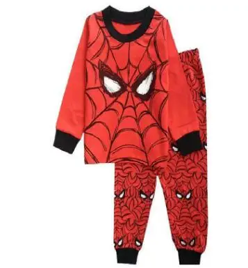 Hot Children Pajamas Set Sleepwear Pyjamas Kids Boys Christmas underwear Suit Baby Girls Pajamas Cotton Spiderman Set - Цвет: 12 style