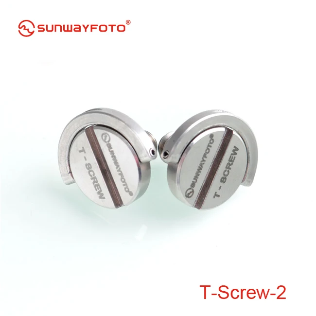 

SunwayFoto T-SCREW *2 Stainless Steel 1/4 Camera Mount Screw for Tripod Quick-Release Plates