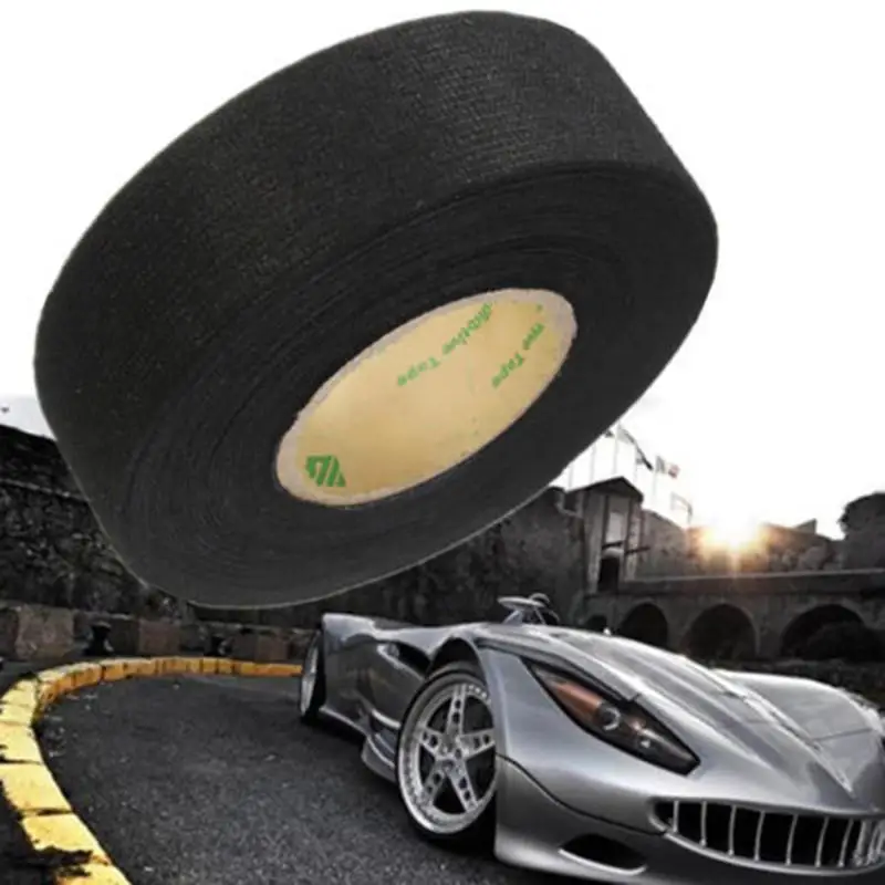 

15m Black Car Vehicle Wiring Harness Noise Sound Insulation Adhesive Tape