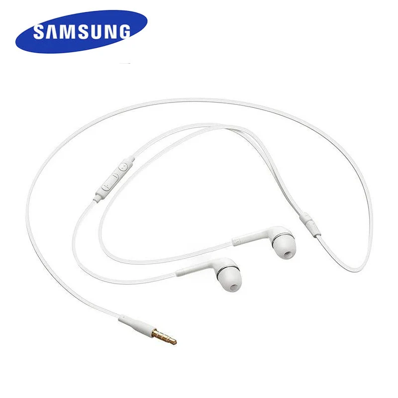 Наушники samsung HS130 проводные гарнитуры с микрофоном музыкальные наушники 5 цветов для S8 S8Edge Поддержка Официальная проверка - Цвет: White