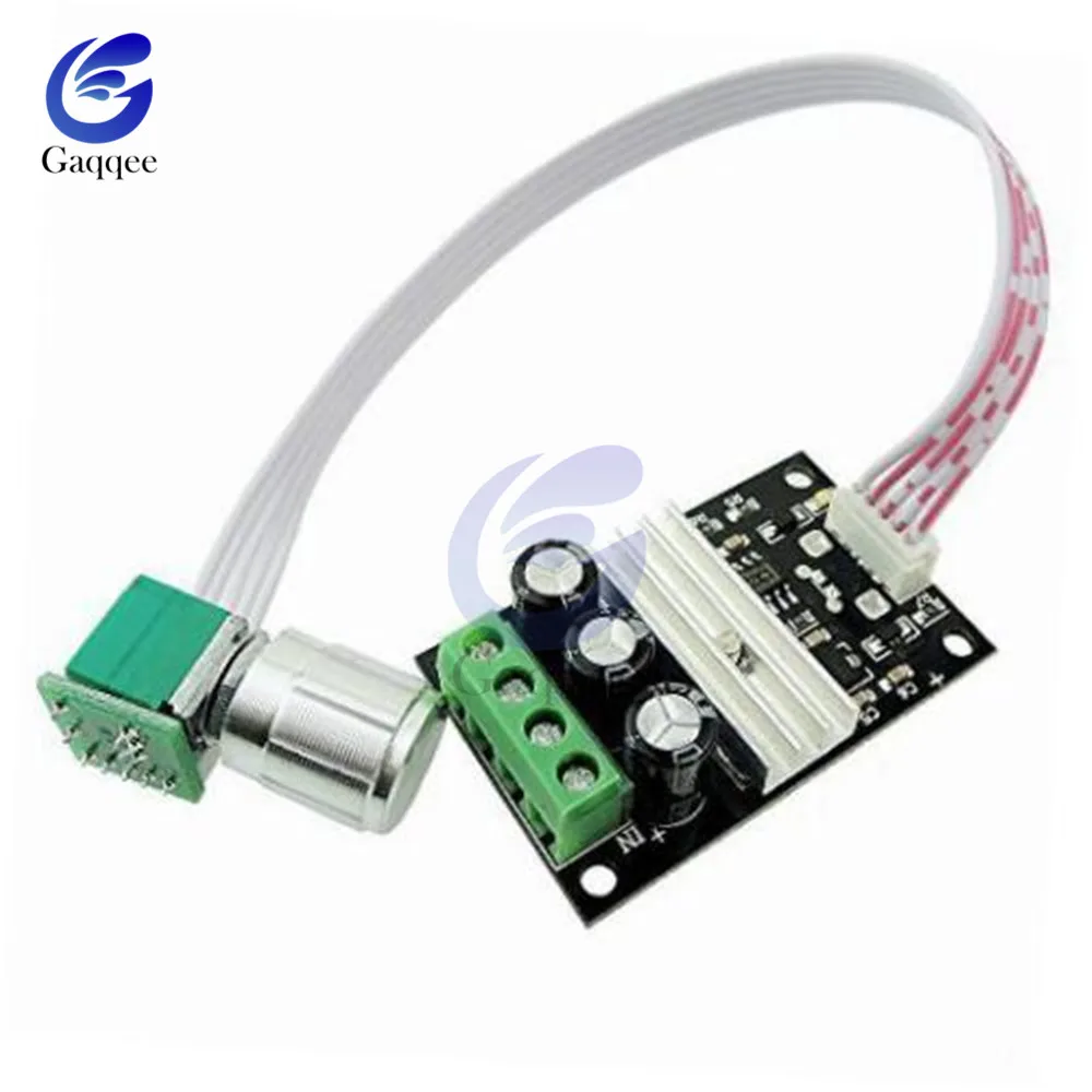 DC 12V 24V ШИМ регулятор скорости двигателя Регулируемый реверсивный модуль