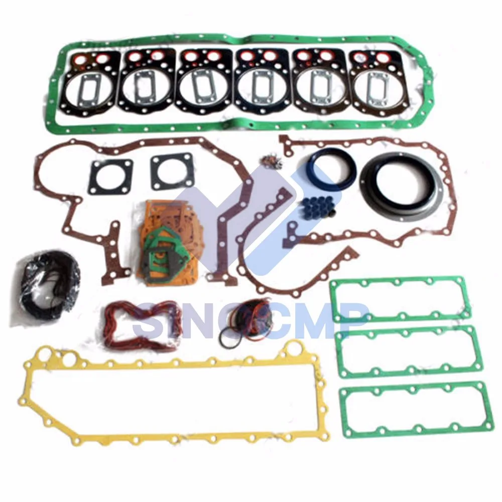 Mitsubishi 6D24 6D24T Engine Gasket Kit For Hyundai Excavator Crane and Truck_