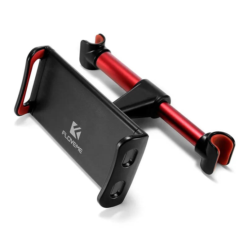 Автомобильный держатель FLOVEME для планшета 4-11 дюймов для iPad 2/3/4 Mini Air 1 2 3 4 Pro, автомобильный держатель на заднее сиденье для iPhone, samsung, аксессуары для телефонов - Цвет: Red