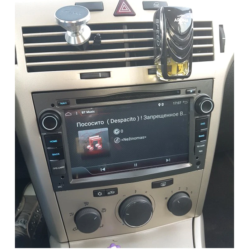 Clearance 8 core 1024*600 Quad Core Android 9.0 Car tape recorder GPS DVD Player For Opel Astra H Vectra Corsa Zafira B C G support OBD2 5