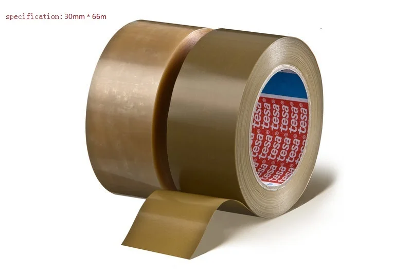 Tesa 4122 прозрачный ПВХ натуральный каучук специальные тестовая лента растяжение - Цвет: 30mm x 66m