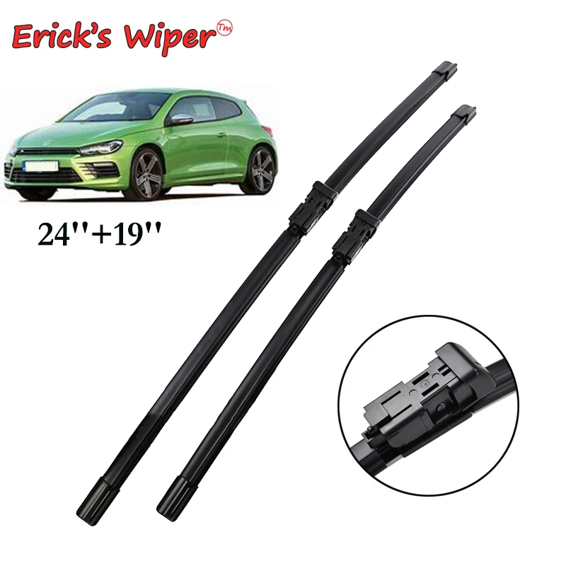 

Erick's Wiper LHD Front Wiper Blades For VW Scirocco 2008 - 2015 Windshield Windscreen Front Window 24"+19" (Left Hand Drive)
