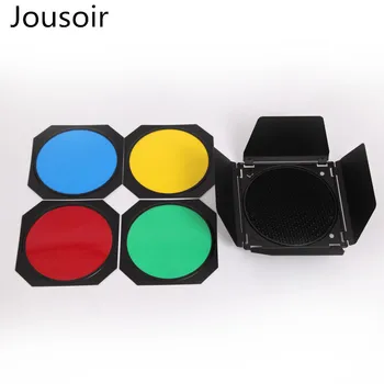 

Standard four-leaf baffle honeycomb four-color film applicable to standard lamp shade 18CM studio flash CD50