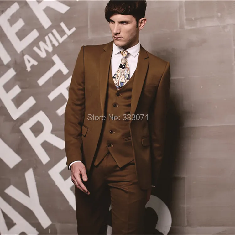 Brown Suit Groom Dress Yy Por Groom Brown Suit Lots From