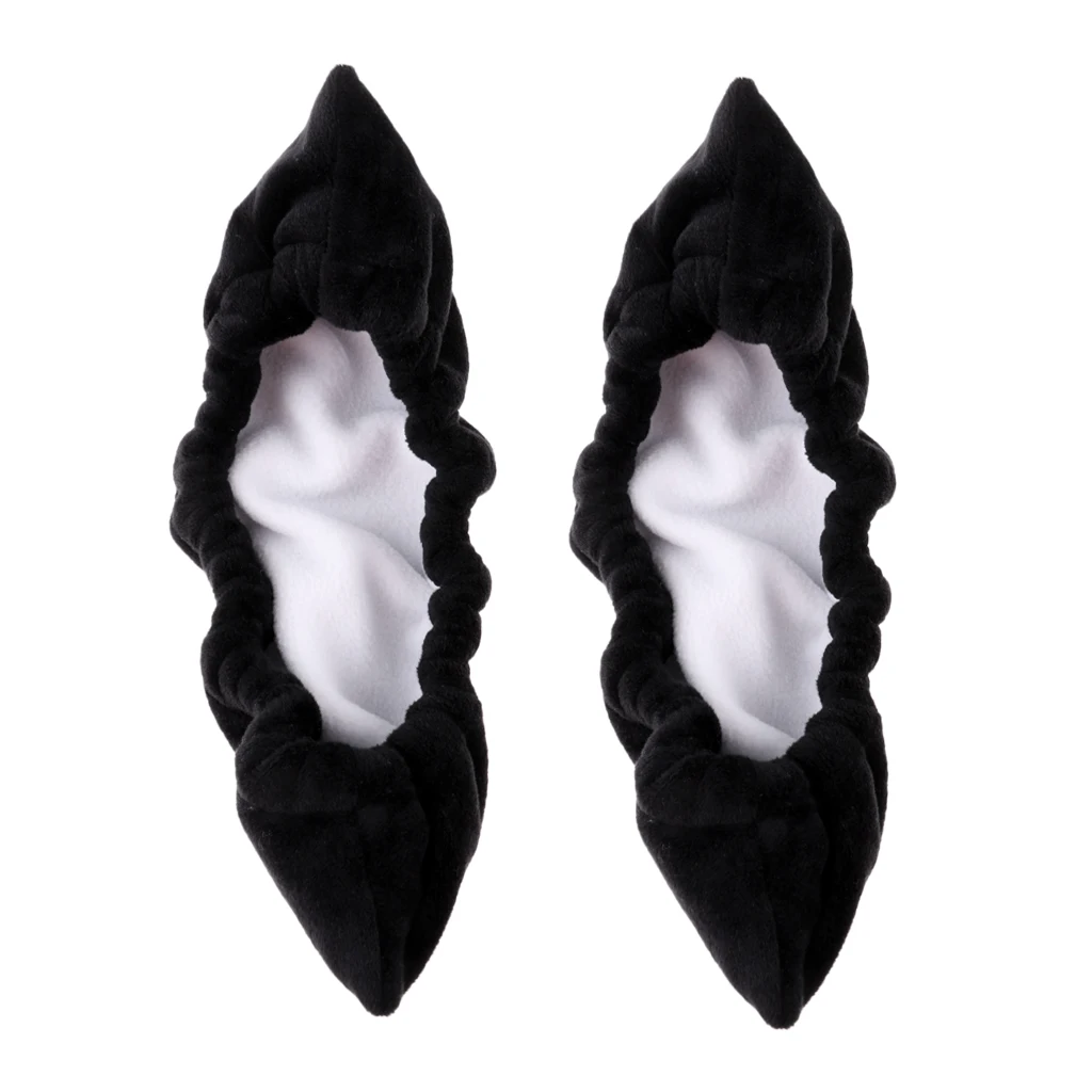 1 Pair Soft Terry Cloth Ice Hockey Blade Cover Skate Blade Guards For Ice Skates hockey Extreme Walking Soaker Skate Soakers