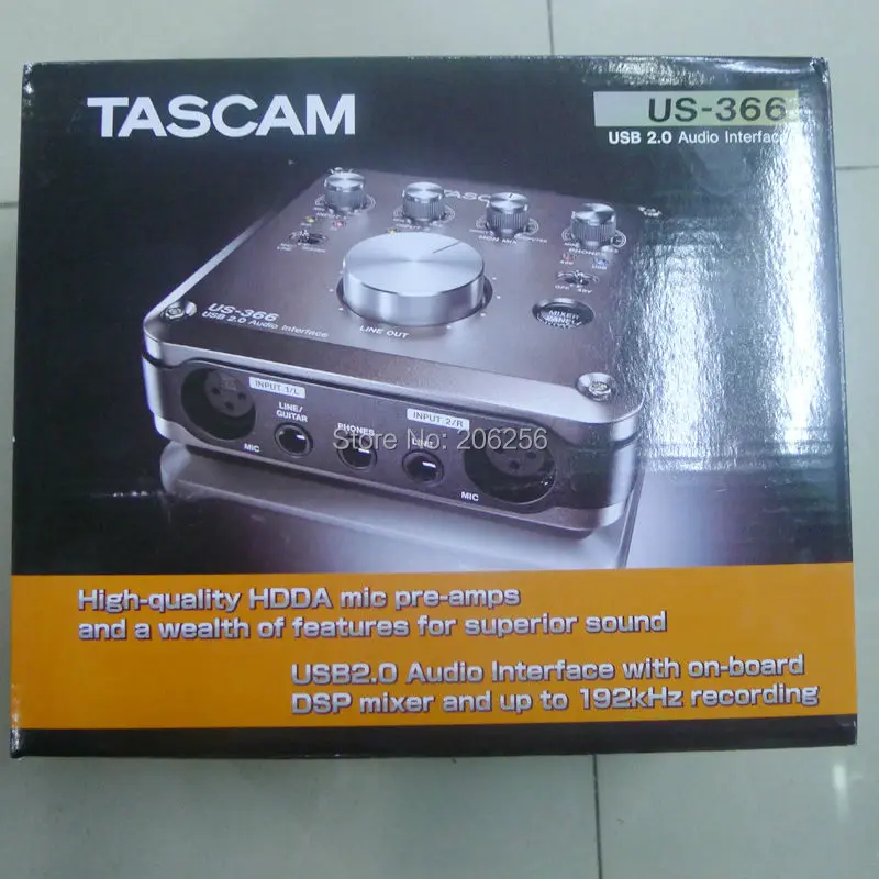 

Cheap Promotional Tascam us-366 USB audio interface with On-Board DSP Mixer 4 in 4 out sound card High-Quality HDDA Mic Original