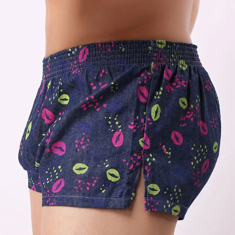 Хлопковое Мужское нижнее белье боксеры шорты Cueca Calzoncillos Hombre одежда для отдыха