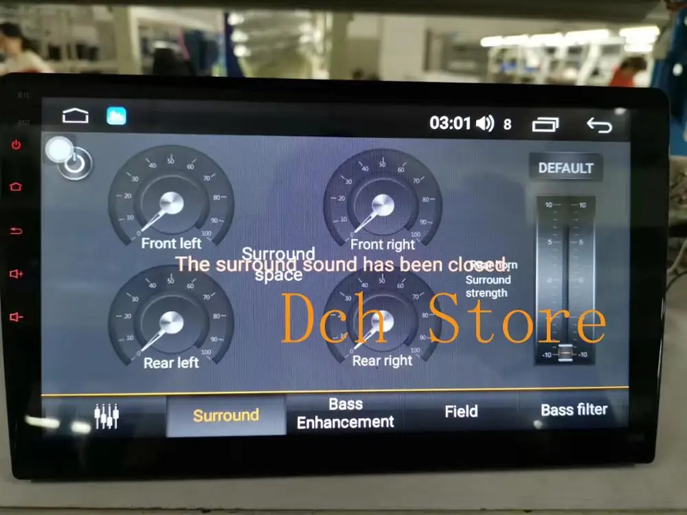 Clearance 10.1/9 inch 2.5D IPS touchscreen Android 8.1 Car DVD Player GPS radio universal navigation 8 core build in DSP 32EQ single 1 din 4
