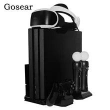 Bevigac для XBOX ONE S Вертикальная зарядка Дисплей охлаждающая подставка держатель док-станции для Play Station PS4 PS 4 тонкий поляризационный фильтр Pro консоль контроллер Очки виртуальной реальности VR