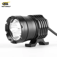 Motowolf 60 w motocicleta faros dc 12 v-60 v centro de atención moto univesal lámpara ligera principal ll-l6