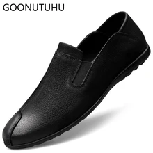 2019 new spring men's casual shoes genuine leather cow flat loafers male size 37-45 slip on shoe man nice driving shoes for men цена 2019 new spring men's casual shoes genuine leather cow flat loafers male size 37-45 slip on shoe man nice driving shoes for men цены онлайн