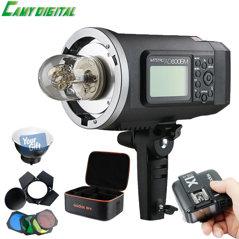 

Godox WITSTRO Outdoor Flash AD600BM Bowen Mount Manual Version 2.4G Wireless HSS 1/8000s+X1T-C/X1T-N/X1T-S/X1T-O/X1T-F Kit