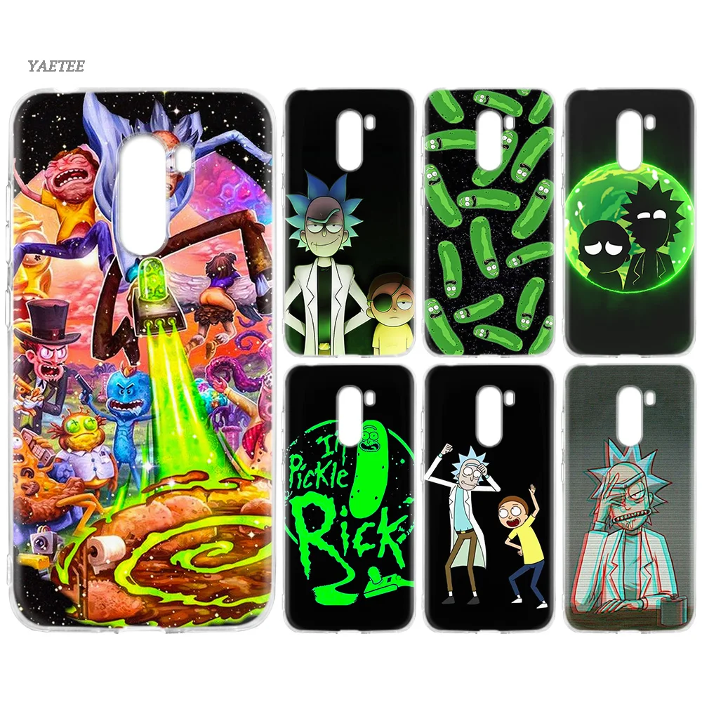 

Rick And Morty Cartoon Network Soft Protective Case For Xiaomi Redmi Note 7 6 Pro 5 4 4X Xiomi Mi F1 S2 A2 Lite 9 8 Mix 3 Cover