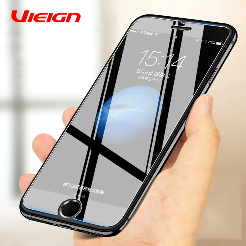 Beste VIEIGN 9 H 2.5D Anti Explosie Gehard Glas voor iphone 4 5 6 6 S 7 Plus Screen Protector Voor iPhone 6 Film Arc Oleophobic Coatin