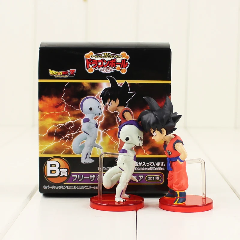 2pcs Dragon Ball Z Super Saiyan Goku Freeza Freezer Doll Toy Action Figure