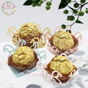 

50pcs Laser Cut Butterfly Candy Bar Wedding Favor Chocolate Bar Baby Shower Party Candy Box Party Gifts and Decoration Marriage