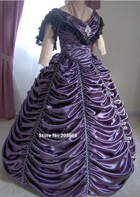 1800s Victorian Dance Dress Civil War Ballgown 1860s font b Wedding b font font b Bridal