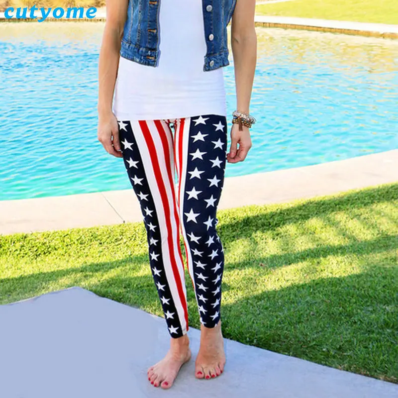 Matching Mom And Daughter Outfits Pants Family Look Mother Daughter Sport Yoga Trousers Mommy Me Leggings 4th Of July Clothes (7)