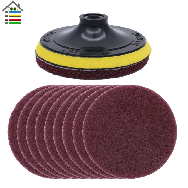 11pc 125mm Angle Grinder Scouring Cloth Disc Scour Tools Car