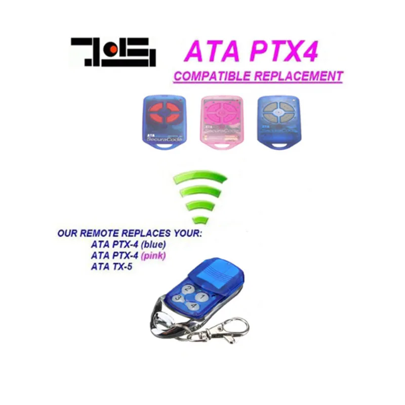 

ATA PTX4 Securacode Garage Door Remote Control Receiver PTX-4 433Mhz garage door remote control replacement
