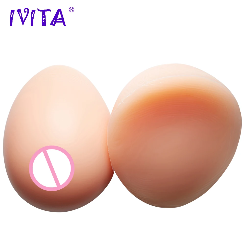 

IVITA 3600g Huge False Breast Realistic Silicone Breast Forms For Crossdresser Enhancer Shemale Mastectomy Transgender Gift